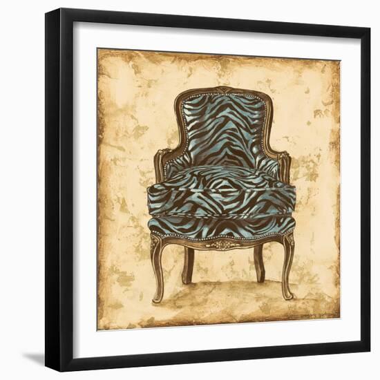 Blue Chair VII-Gregory Gorham-Framed Art Print