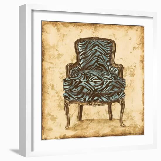 Blue Chair VII-Gregory Gorham-Framed Art Print