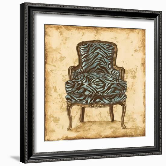 Blue Chair VII-Gregory Gorham-Framed Art Print