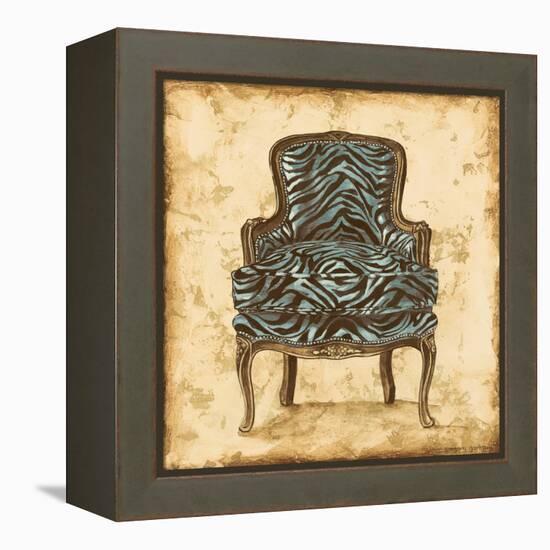 Blue Chair VII-Gregory Gorham-Framed Stretched Canvas