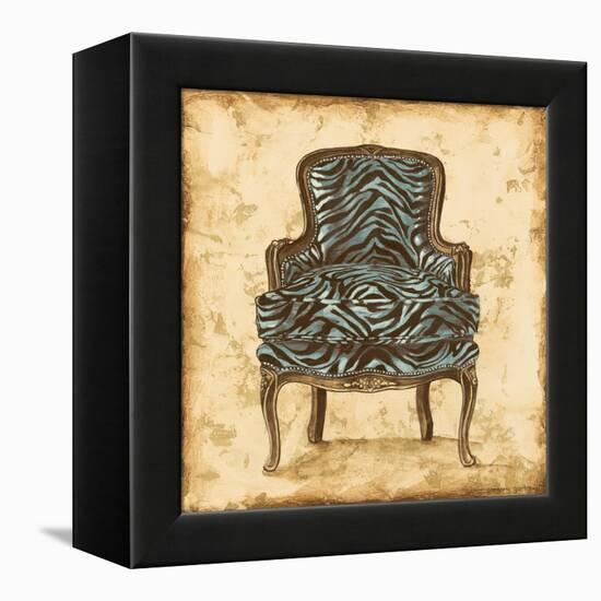 Blue Chair VII-Gregory Gorham-Framed Stretched Canvas