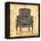 Blue Chair VII-Gregory Gorham-Framed Stretched Canvas