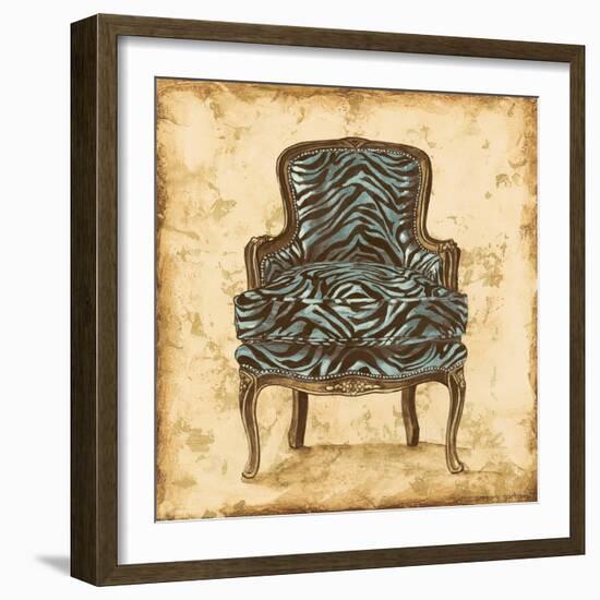 Blue Chair VII-Gregory Gorham-Framed Premium Giclee Print