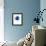 Blue Chamaerops Leaf-Jasmine Woods-Framed Premium Giclee Print displayed on a wall