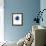 Blue Chamaerops Leaf-Jasmine Woods-Framed Premium Giclee Print displayed on a wall