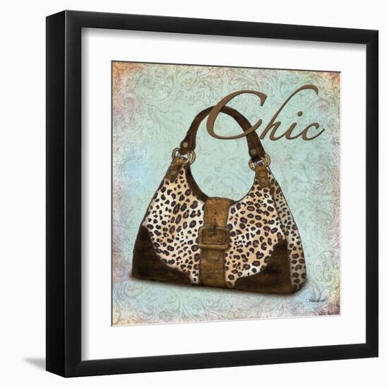 Blue Chic Purse-Todd Williams-Framed Art Print