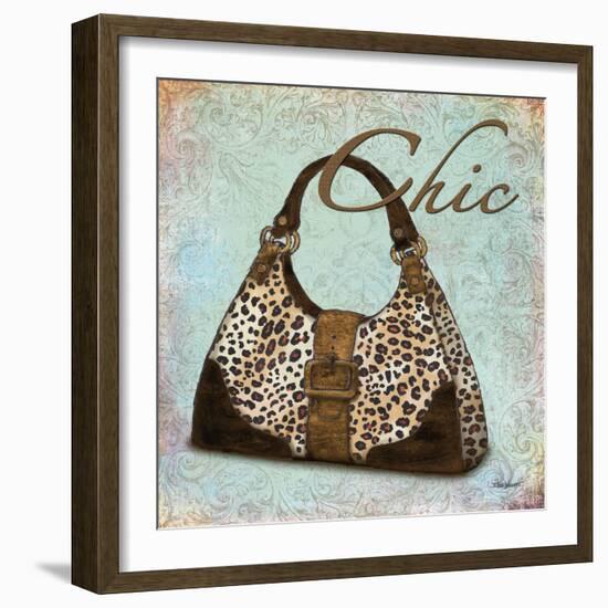 Blue Chic Purse-Todd Williams-Framed Art Print