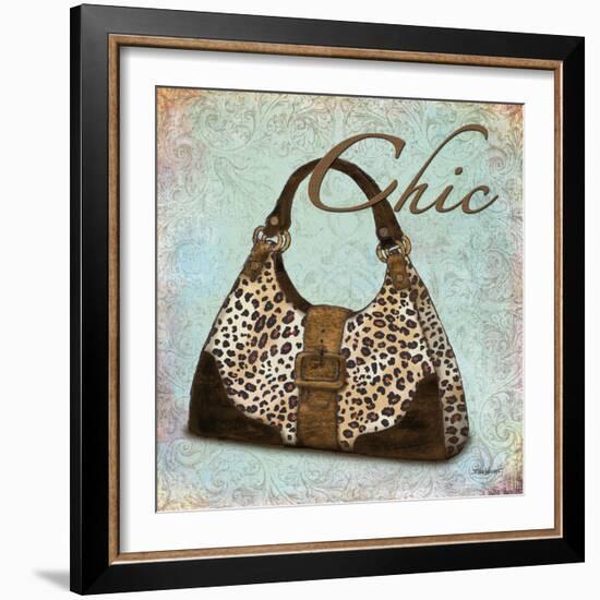 Blue Chic Purse-Todd Williams-Framed Art Print