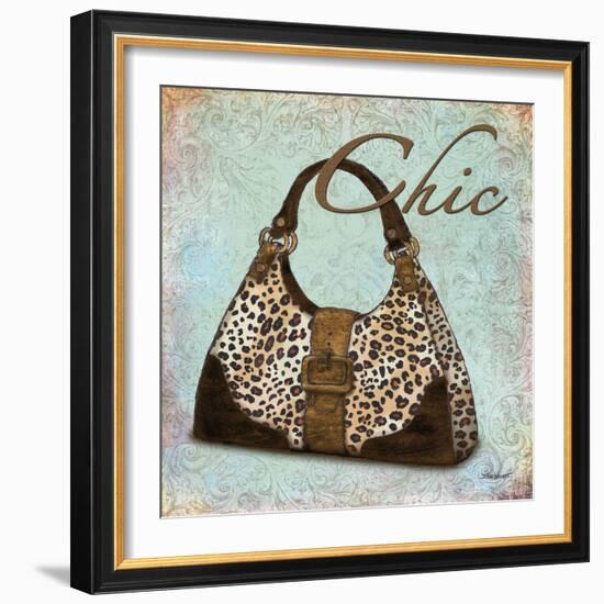 Blue Chic Purse-Todd Williams-Framed Art Print