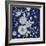 Blue Chinoserie Garden1-Studio M-Framed Art Print