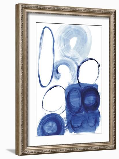 Blue Circle Study I-Jodi Fuchs-Framed Art Print