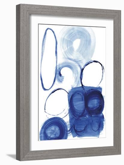 Blue Circle Study I-Jodi Fuchs-Framed Art Print