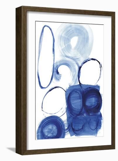 Blue Circle Study I-Jodi Fuchs-Framed Art Print