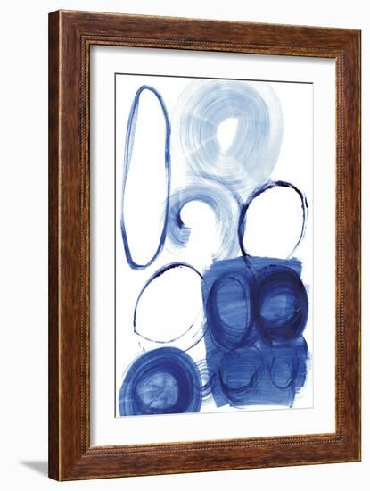 Blue Circle Study I-Jodi Fuchs-Framed Art Print