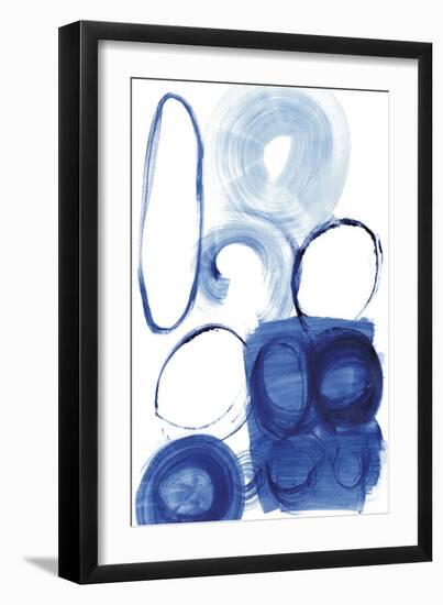 Blue Circle Study I-Jodi Fuchs-Framed Art Print