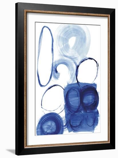 Blue Circle Study I-Jodi Fuchs-Framed Art Print
