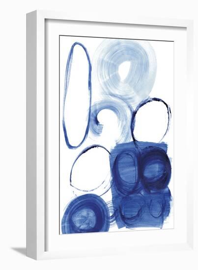 Blue Circle Study I-Jodi Fuchs-Framed Art Print