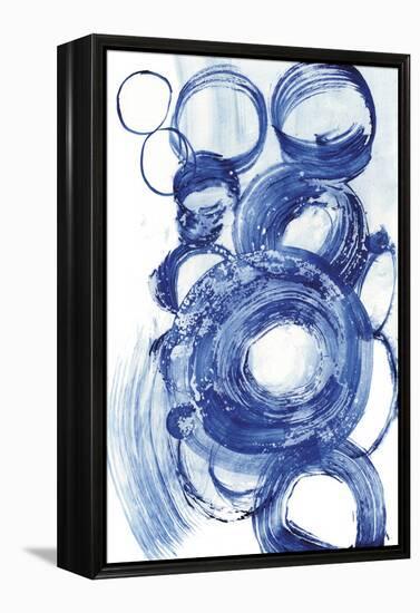 Blue Circle Study II-Jodi Fuchs-Framed Stretched Canvas