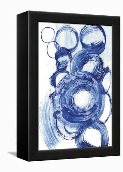 Blue Circle Study II-Jodi Fuchs-Framed Stretched Canvas