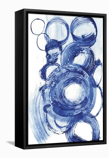 Blue Circle Study II-Jodi Fuchs-Framed Stretched Canvas