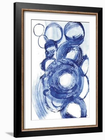 Blue Circle Study II-Jodi Fuchs-Framed Art Print