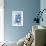 Blue Circle Study II-Jodi Fuchs-Framed Art Print displayed on a wall