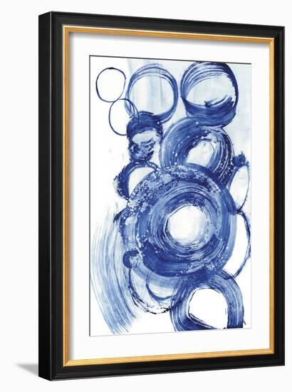 Blue Circle Study II-Jodi Fuchs-Framed Art Print