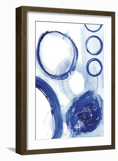 Blue Circle Study III-Jodi Fuchs-Framed Art Print