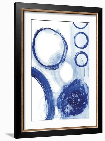 Blue Circle Study III-Jodi Fuchs-Framed Art Print