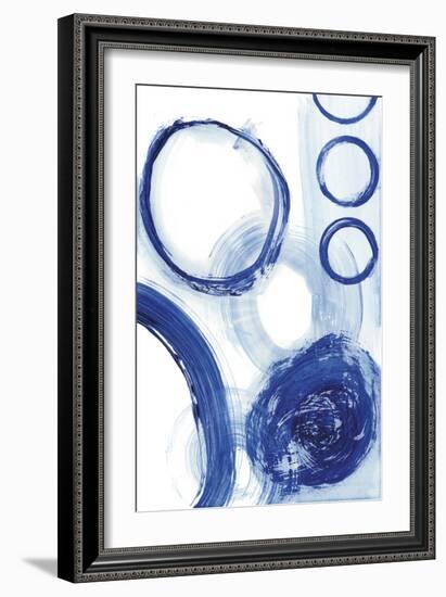 Blue Circle Study III-Jodi Fuchs-Framed Art Print