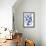 Blue Circle Study IV-Jodi Fuchs-Framed Art Print displayed on a wall