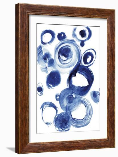 Blue Circle Study IV-Jodi Fuchs-Framed Art Print