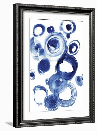 Blue Circle Study IV-Jodi Fuchs-Framed Art Print