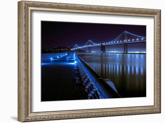 Blue City Bridge-Vincent James-Framed Photographic Print