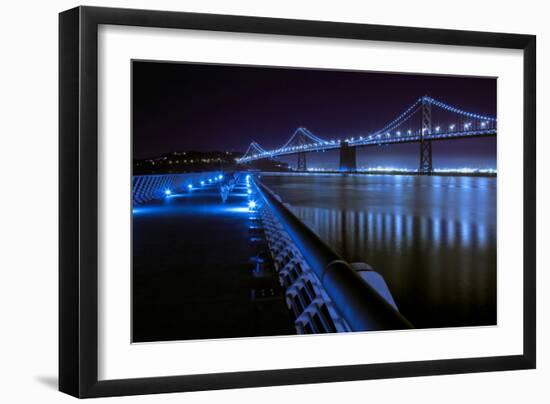 Blue City Bridge-Vincent James-Framed Photographic Print