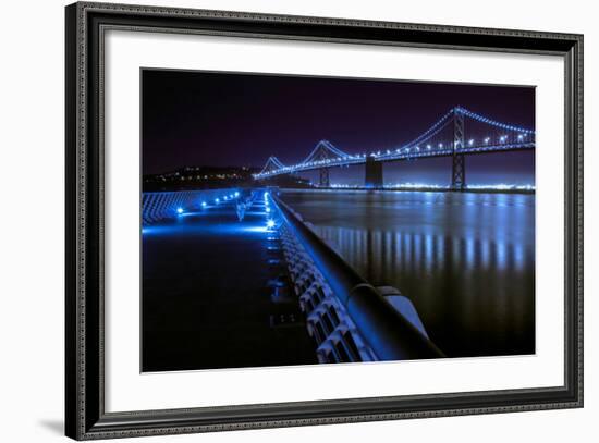 Blue City Bridge-Vincent James-Framed Photographic Print