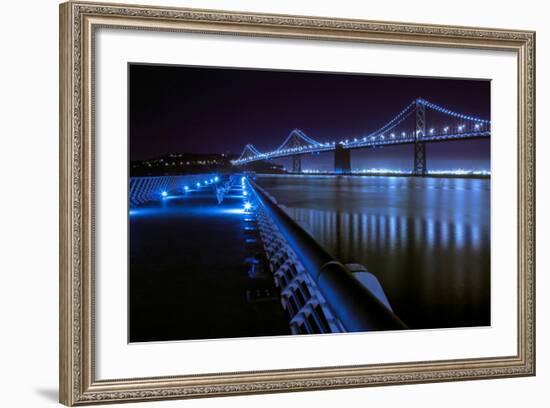 Blue City Bridge-Vincent James-Framed Photographic Print