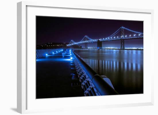 Blue City Bridge-Vincent James-Framed Photographic Print