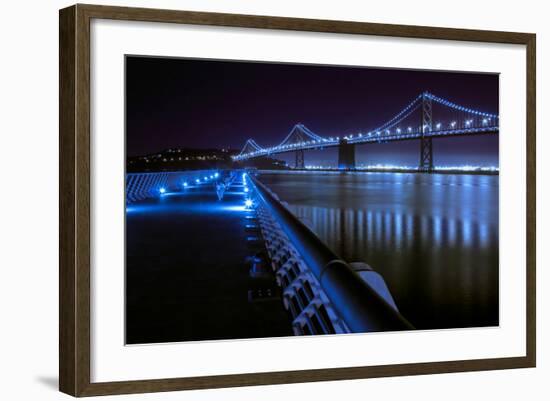 Blue City Bridge-Vincent James-Framed Photographic Print