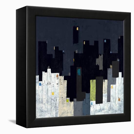 Blue City II-Brent Abe-Framed Premier Image Canvas