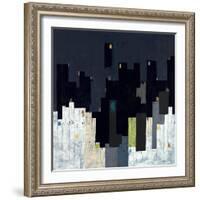 Blue City II-Brent Abe-Framed Giclee Print