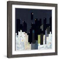 Blue City II-Brent Abe-Framed Giclee Print
