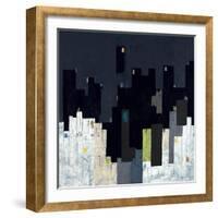 Blue City II-Brent Abe-Framed Giclee Print