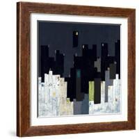 Blue City II-Brent Abe-Framed Giclee Print