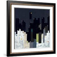 Blue City II-Brent Abe-Framed Giclee Print