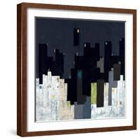 Blue City II-Brent Abe-Framed Giclee Print