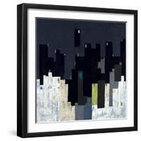 Blue City II-Brent Abe-Framed Giclee Print