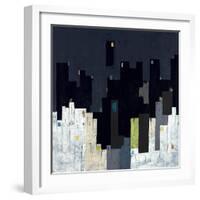 Blue City II-Brent Abe-Framed Giclee Print