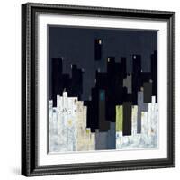 Blue City II-Brent Abe-Framed Giclee Print