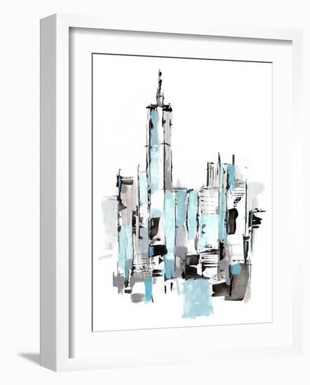 Blue City II-Ethan Harper-Framed Art Print